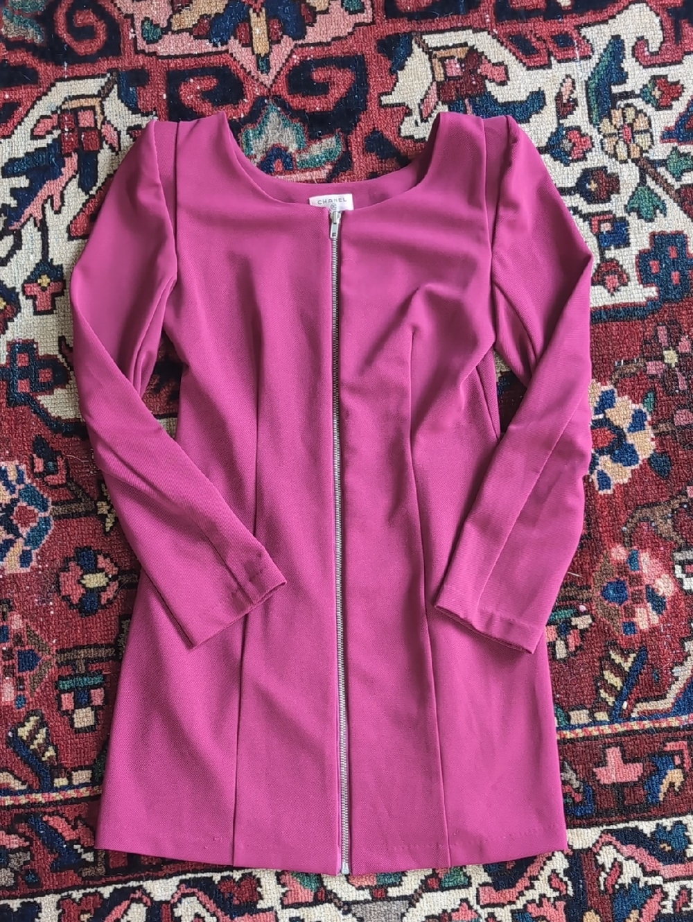 Vintage CHANEL Zip Front Dress